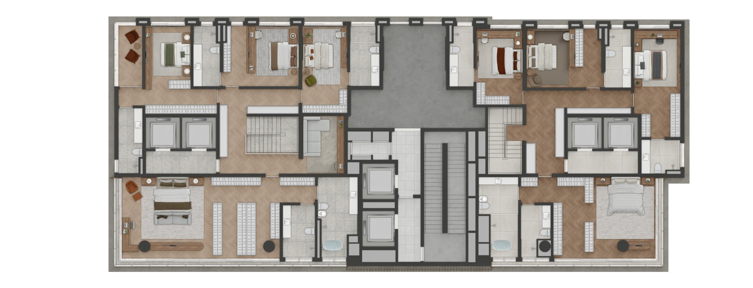Planta Pavimento Duplex Superior